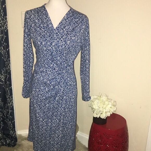 Pendleton Breezeway Dress Faux-Wrap Sand Dollar - Picture 1 of 7